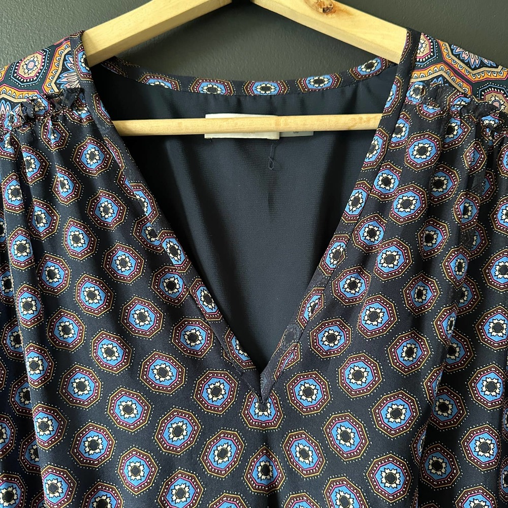 Ramy Brook Printed Davie Silk Mini Dress Large - Picture 8 of 16